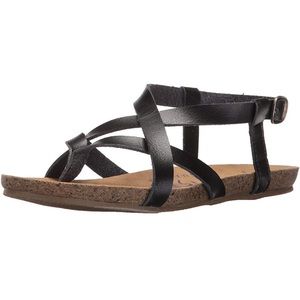 Never worn Blowfish granola black sandals